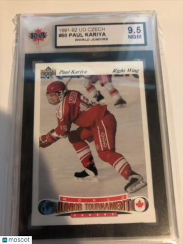 1991-92 Upper Deck Paul Kariya KSA 9.5