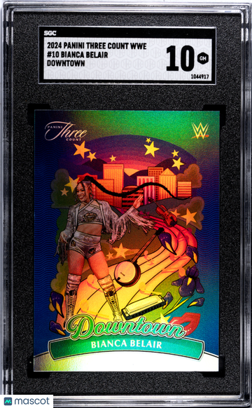 2024 Panini Three Count Wwe Bianca Belair #10 Downtown SGC 10