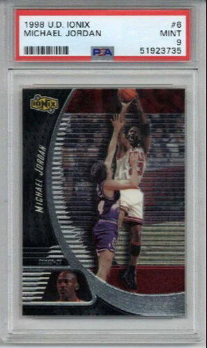 1998 UPPER DECK IONIX #6 MICHAEL JORDAN CARD CHICAGO BULLS PSA 9 LOW POP MINT