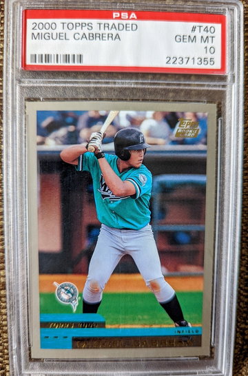 2000 Topps Traded Miguel Cabrera #T40