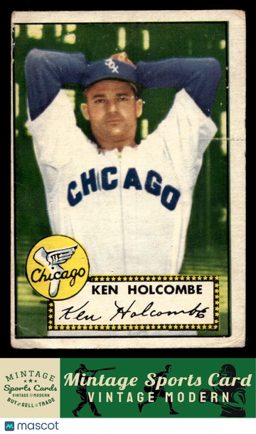 1952 Topps Ken Holcombe #95