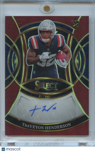 2025 Select Treveyon Henderson Rookie Panini Authentic