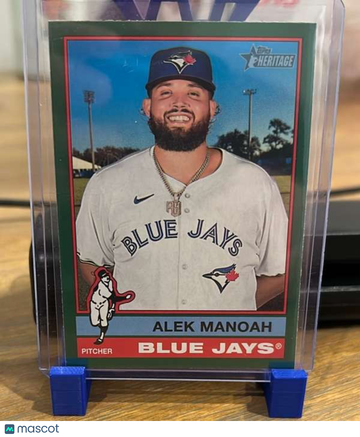 2025 Topps Heritage - Dark Green Alek Manoah #486