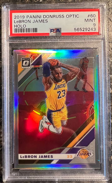 Lebron James 2019 Donruss Optic Holo PSA 9