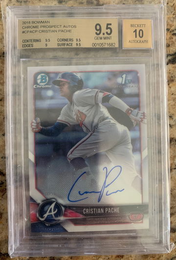 2018 bowman Christian pache 