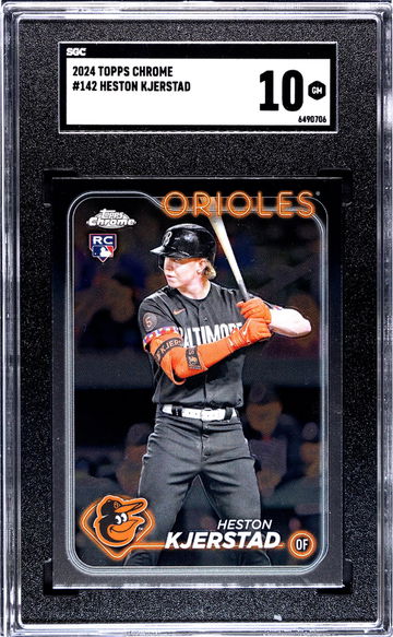 2024 Topps Chrome Heston Kjerstad #142 RC SGC 10