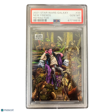 2021 Topps Chrome Star Wars Galaxy New Friends #33 PSA 10