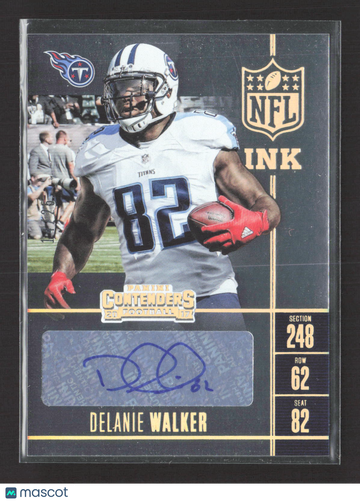 2017 Panini Contenders Football NFL Ink Delanie Walker #NI-DW
