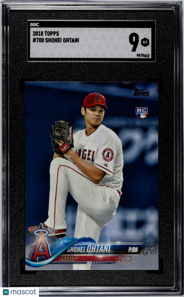 2018 Topps Shohei Ohtani #700 RC SGC 9