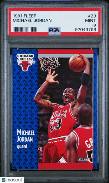 1991 Fleer Michael Jordan #29 PSA 9