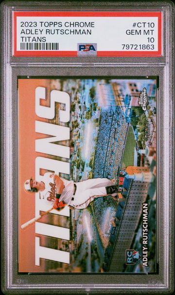 2023 Topps Chrome Titans Adley Rutschman #CT-10 RC PSA 10
