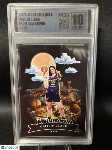 2025 Custom Blast From Downtown Caitlin Clark #08B FROM DOWNTOWN Short Print Parallel/Variety Insert Low Pop PCG 10