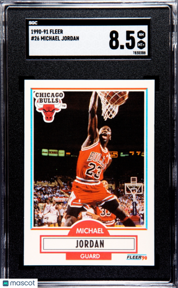 1990 Fleer Michael Jordan #26 SGC 8.5