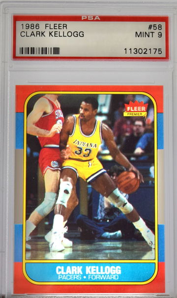 1986 Clark Kellogg Fleer 