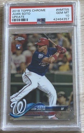 Juan Soto Update Chrome PSA 10
