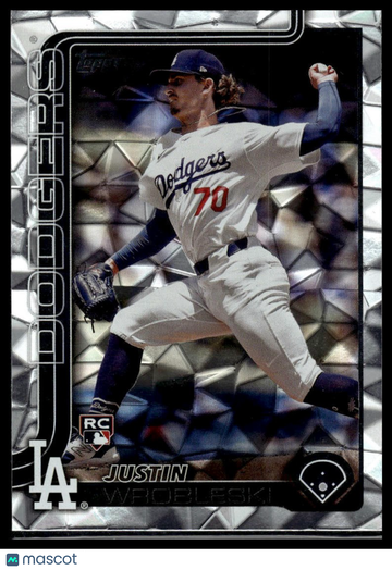 2025 Topps Justin Wrobleski #204 Diamante Foil