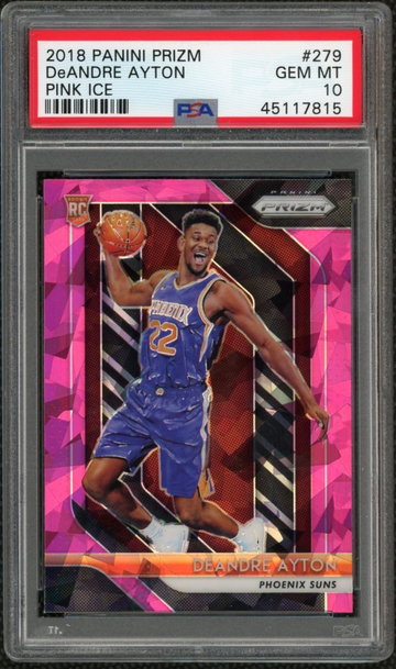 DeAndre Ayton 2018 Pink Ice PSA 10