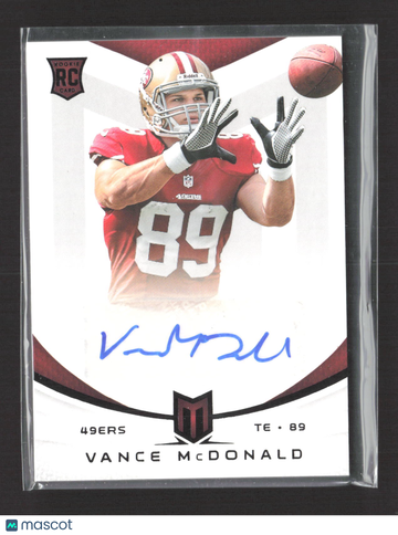 2013 Panini Momentum Vance McDonald #197 /5 RC