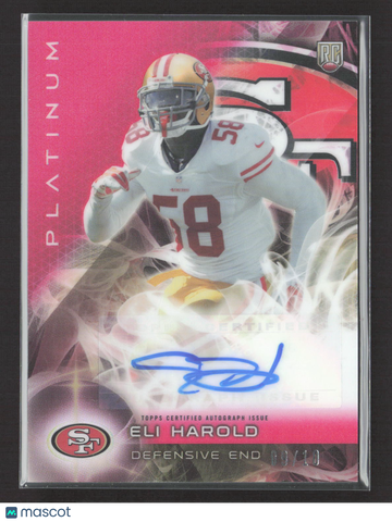 2015 Topps Platinum Eli Harold #AR-EH Pink /10 RC