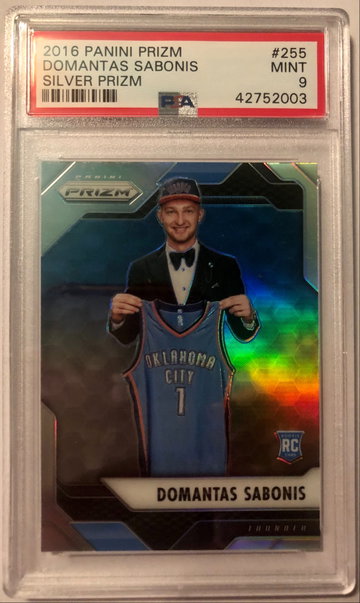 2016 Domantas Sabonis Prizm Silver Holo