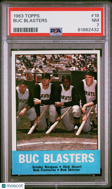 1963 Topps Buc Blasters #18 PSA 7
