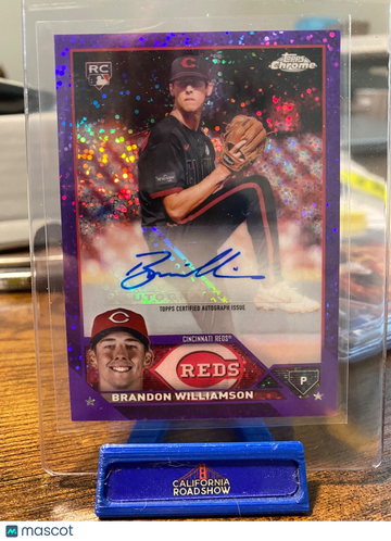2023 Topps Chrome Brandon Williamson #ACBW1 Chrome Parallel/Variety Rookie Topps