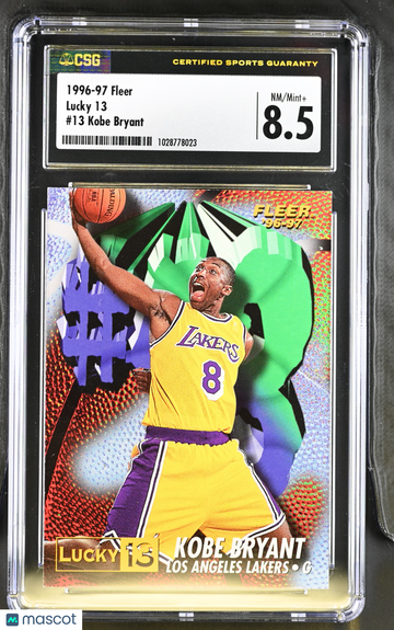 1996-97 Fleer Kobe Bryant #13 Lucky 13 CGC 8.5