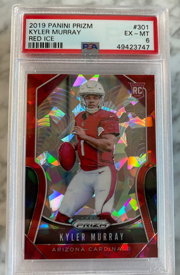 Kyler Murray 2019 Prizm Red Ice psa 6