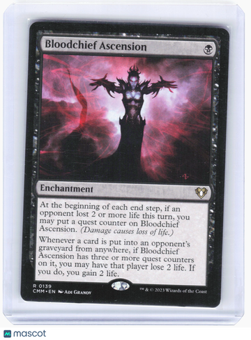 Commander Masters Bloodchief Ascension Non-Foil Rare #0139