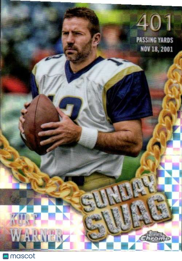 2024 Topps Chrome - Sunday Swag Refractor Kurt Warner #SS-14
