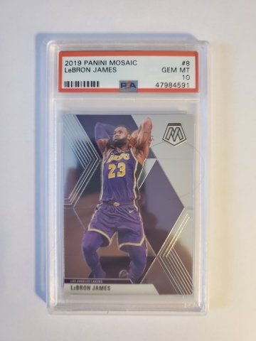 LeBron James 2019 Mosaic #8 PSA 10