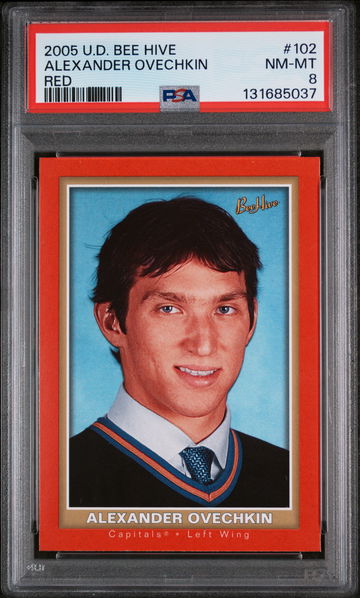 2005 Beehive Red Alex Ovechkin #102 PSA 8