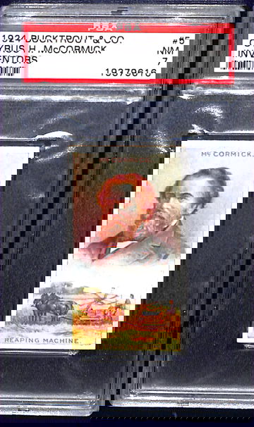 1924 Bucktrout & Co INVENTORS #5 CYRUS H. McCORMICK PSA 7 NM