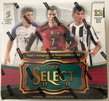 2017 Panini Select Soccer Hobby Box Sealed (SHIPPING FROM JAPAN VIA EXPRESS COURIER)