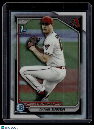 2024 Bowman Draft Daniel Eagen #BDC-53 Chrome Refractor