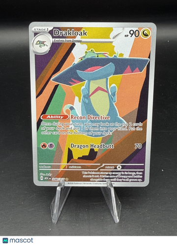Pokemon 2026 Mega Evolution – Ascended Heroes Drakloak Illustration Rare #248/217 - Near Mint or Better