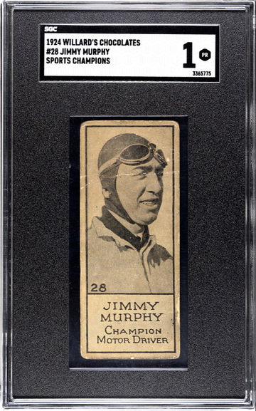 1924 Willards Chocolates Sports Champions #28 Jimmy Murphy V122 SGC 1