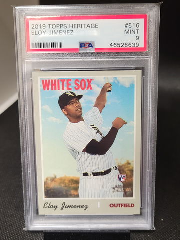 2019 Topps Heritage Eloy Jimenez PSA 9