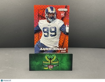 2014 Panini Prizm Aaron Donald #228 Red Checkerboard /125 RC