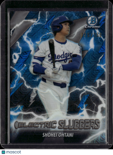 2026 Bowman Chrome Electric Sluggers Shohei Ohtani #ES-18 Blue Lightning /150