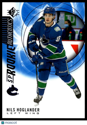 2020-21 SP Nils Hoglander #139 Blue RC