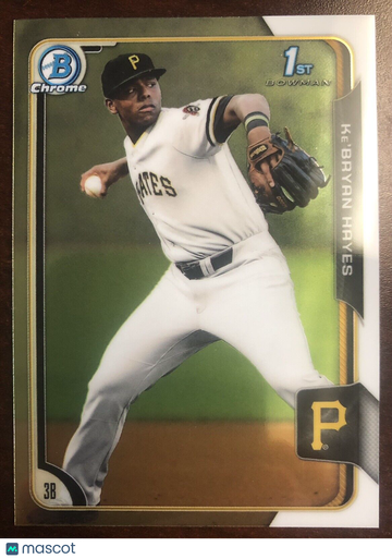 Ke'Bryan Hayes 2015 1st Bowman Chrome Draft #137 Pittsburgh Pirates