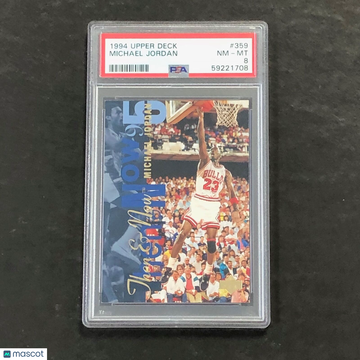 1994 Upper Deck Michael Jordan #359 PSA 8