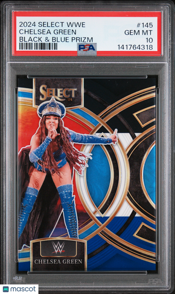 2024 Panini Select WWE Chelsea Green #145 Black & Blue Prizm /399 PSA 10