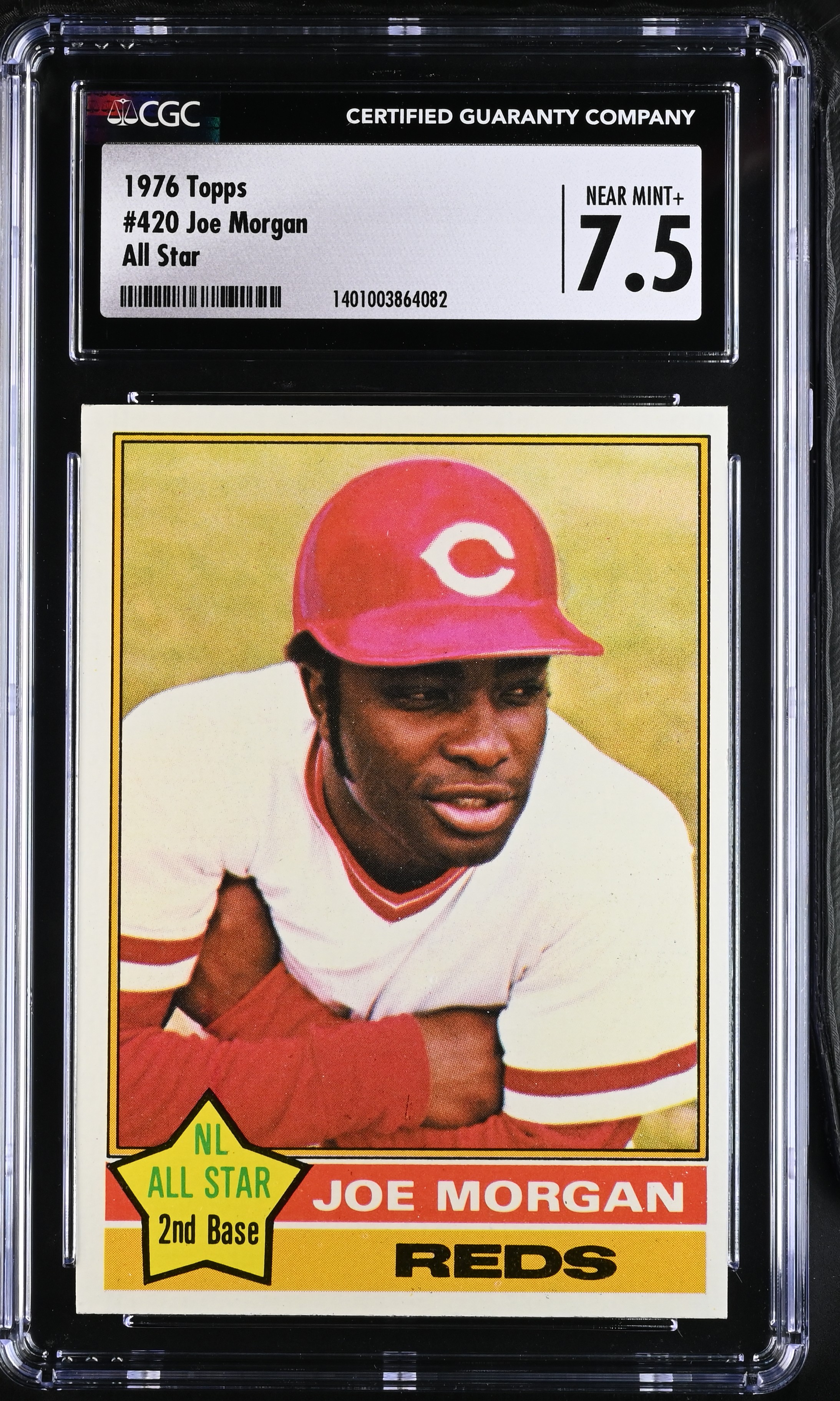 1976 Topps Joe Morgan #420 All Star CGC 7.5 P1370