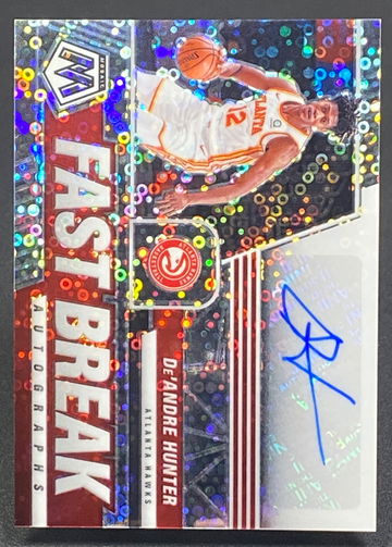 2020 Panini Mosaic De’Andre Hunter Fast Break Auto