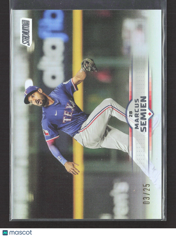 2022 Topps Stadium Club Marcus Semien #137 Rainbow Foil 03/25