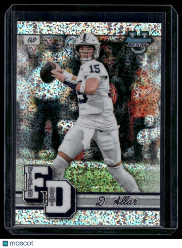 2024 Bowman University Best Drew Allar #FD-5 Field Day Speckle Refractor