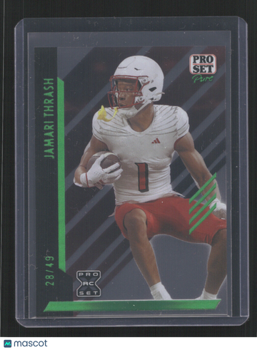 2024 PRO SET PURE JAMARI THRASH #127 28/49 ROOKIE SN