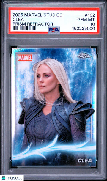 2025 Topps Marvel Studios Chrome Clea #132 PSA 10